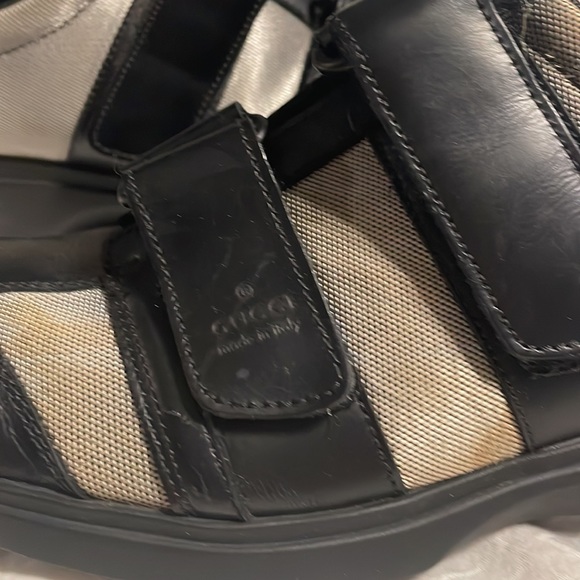 Gucci Scarpa Sportiva Shoes 6.5 Used NO BOX - Picture 2 of 9